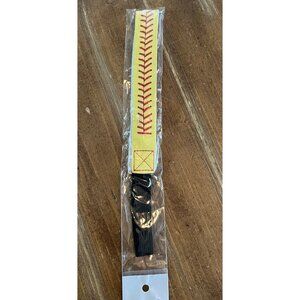 NIP ~ Yellow Stitched Softball Fast Pitch Elastic Headband